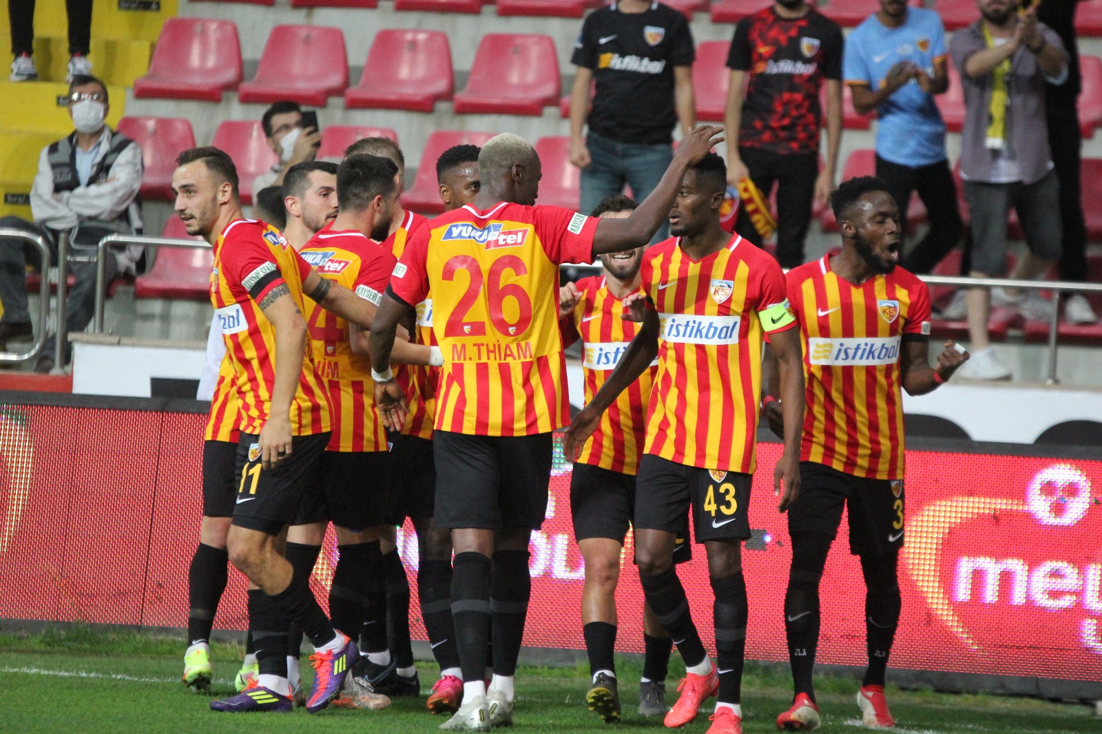 Kayserispor 8. sırada yer aldı