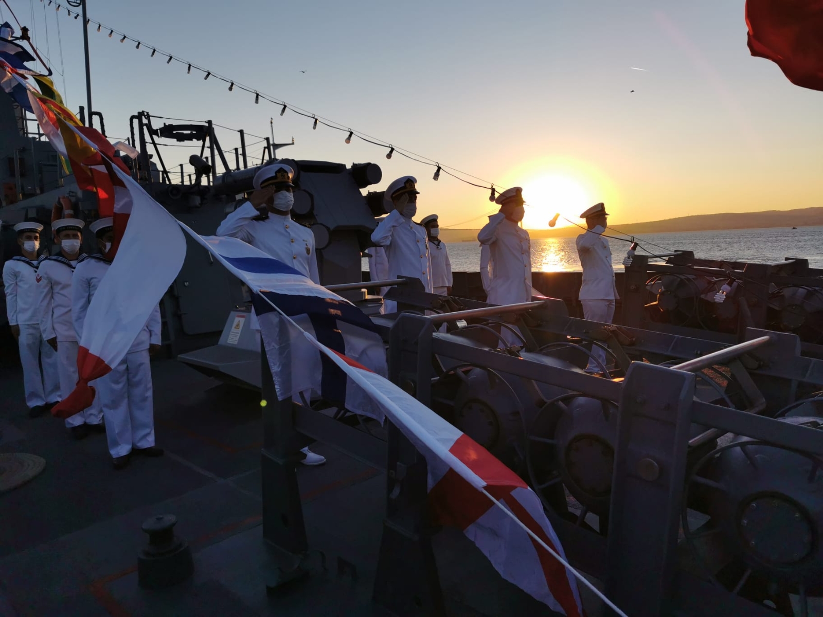 "Türkeli karakol gemimiz Lapseki’nin kurtuluşunun 99. yıl dönümünde Lapseki’ye liman ziyareti icra etti”