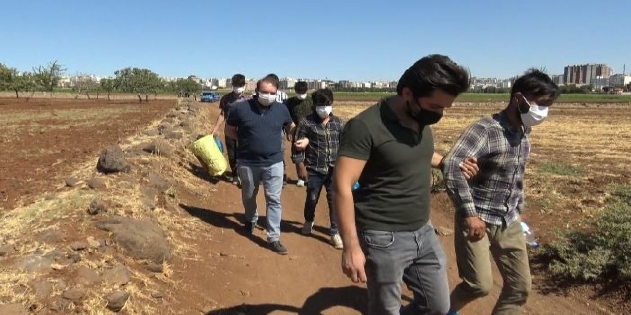 Siverek’te 17 düzensiz göçmen yakalandı