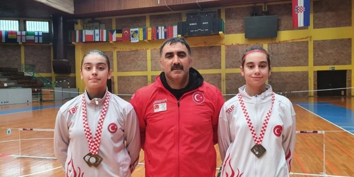 Milli sporcular Hırvatistan’dan iki altın madalyayla döndü