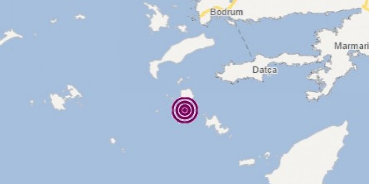 Datça açıklarında 3 ayrı deprem meydana geldi