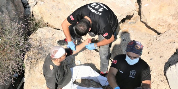 Yaşlı adamın balık sevdası hastanelik etti