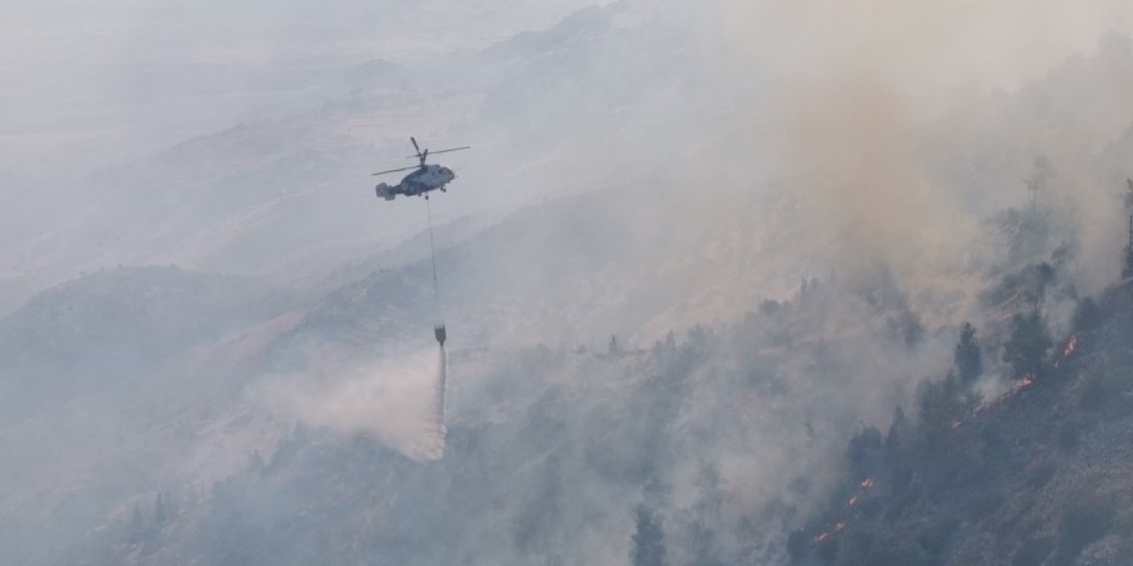 KKTC’deki orman yangını kontrol altına alındı