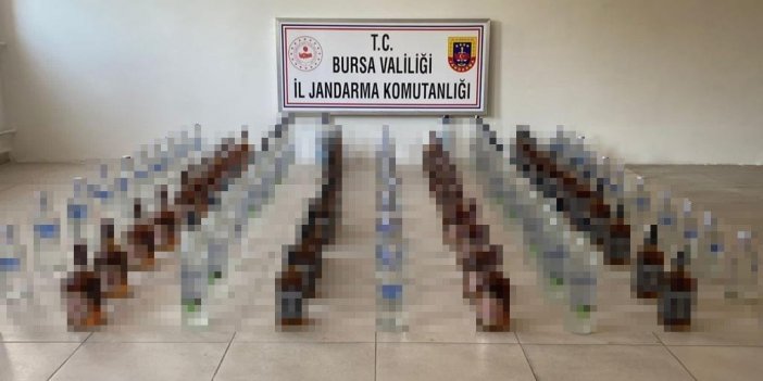 Bursa’da kaçak içki operasyonu