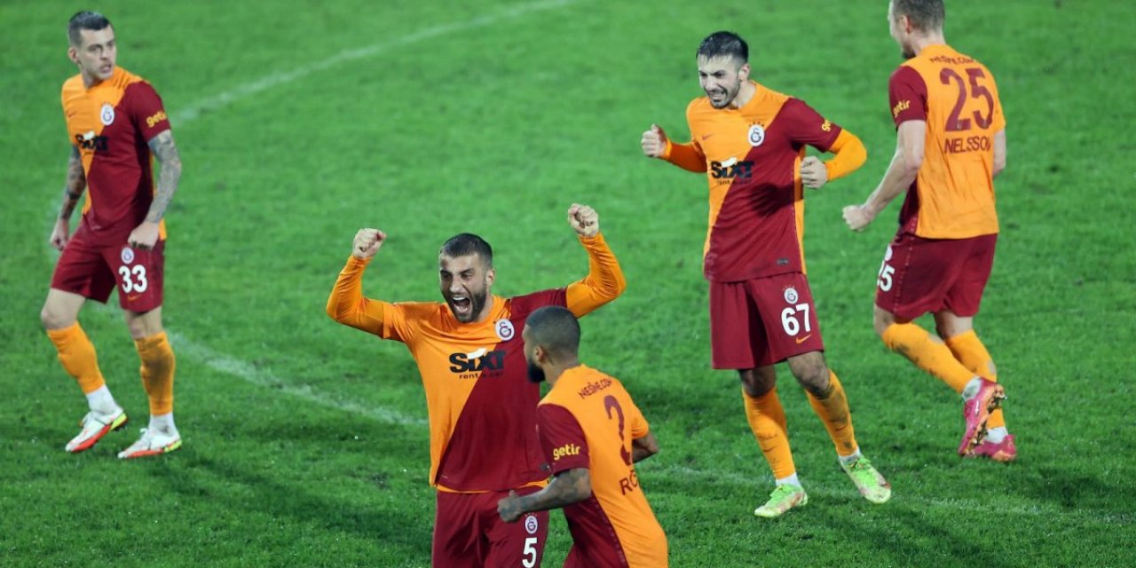 Galatasaray, Rizespor'u 3-2 mağlup etti