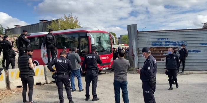 Ümraniye’de kağıt toplayıcıları ile polis arasında ‘taşlı’ arbede