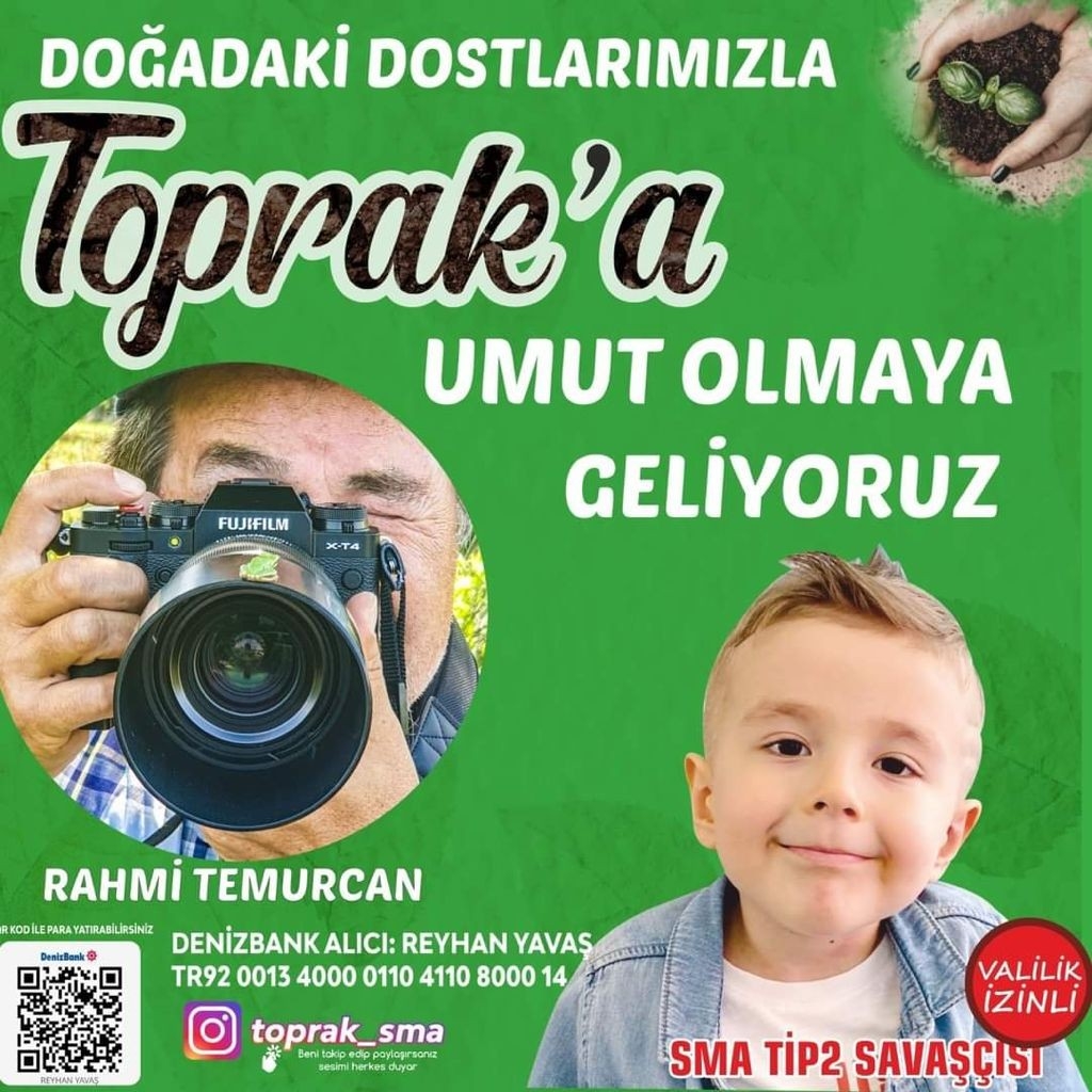 SMA Tip 2 hastası Toprak bebek için fotoğraf sergisi açıldı