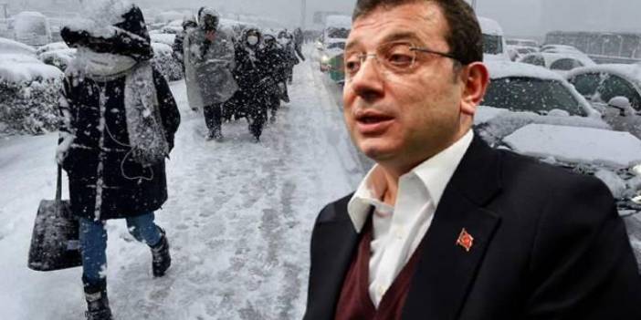 Kar yağışı sonrası ilk anket açıklandı! İBB yönetimine güven azaldı mı?