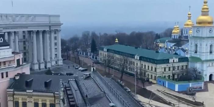 Kiev'de siren sesleri duyuluyor