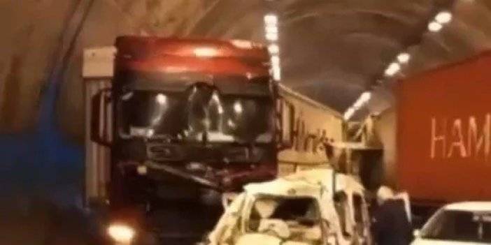 Bolu Dağı Tünelinde Feci Kaza