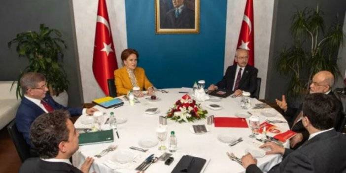 Altılı masa toplantısı sonrası ortak açıklama