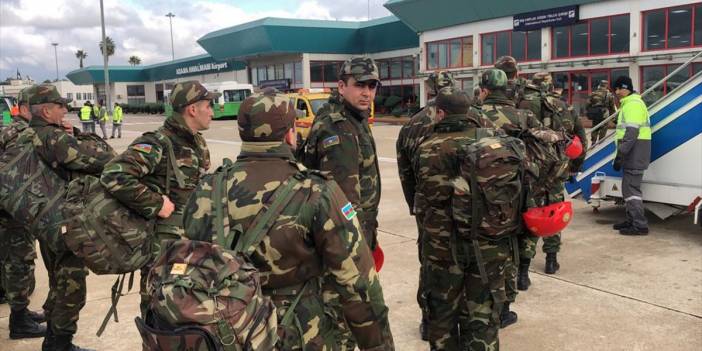 Azerbaycan Arama Kurtarma Ekipleri Hatay'a Gönderildi