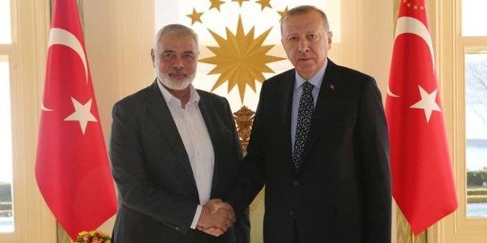Erdoğan'dan Hamas lideri Haniyye ile görüşme