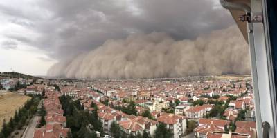 Başkent'te Kum Fırtınası