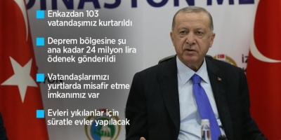 Cumhurbaşkanı Erdoğan: Şu An İtibarıyla 37 Vefatımız, 885 Yaralımız Var