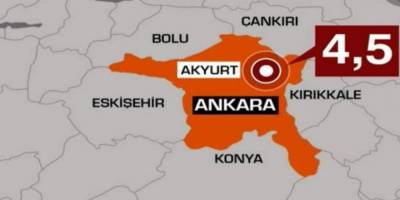 Ankara'da korkutan deprem