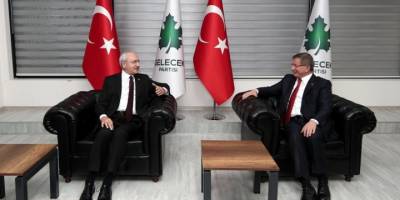 Kılıçdaroğlu'ndan Davutoğlu'na geçmiş olsun ziyareti