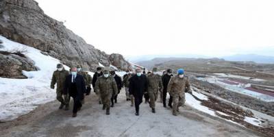 Akar ve TSK komuta kademesi geceyi Şırnakta geçirdi