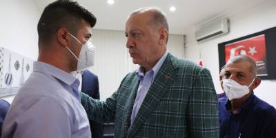 Cumhurbaşkanı Erdoğan’dan Şahin Akdemir’in ailesine taziye ziyareti