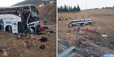 Yolcu Otobüsü Takla Attı: Çok Sayıda Ölü ve Yaralı Var