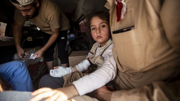 Tel Abyad'da Ypg/pkk'nın Eve Döşediği Mayın Patladı: 3 Sivil Yaralandı