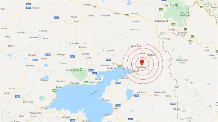 Van'da 4 Büyüklüğünde Deprem