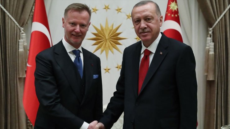 Finlandiya'nın Ankara Büyükelçisi Ari Maki, Cumhurbaşkanı Erdoğan'a Güven Mektubu Sundu