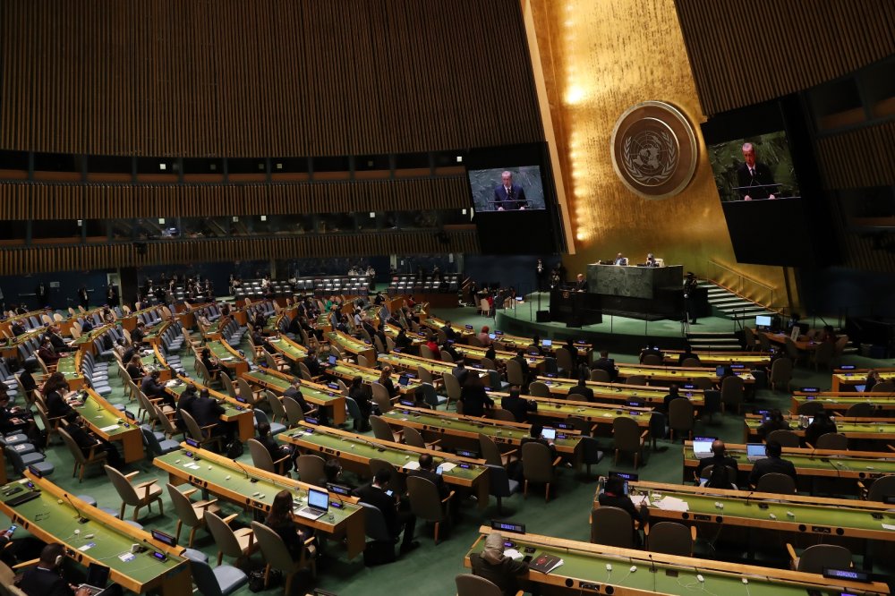 Cumhurbaşkanı Erdoğan, BM 76. Genel Kurulu Toplantısında dünyaya seslendi