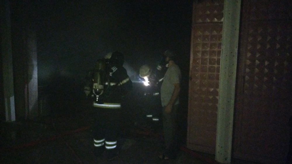 Kahramanmaraş’ta İplik Fabrikasında Yangın çıktı