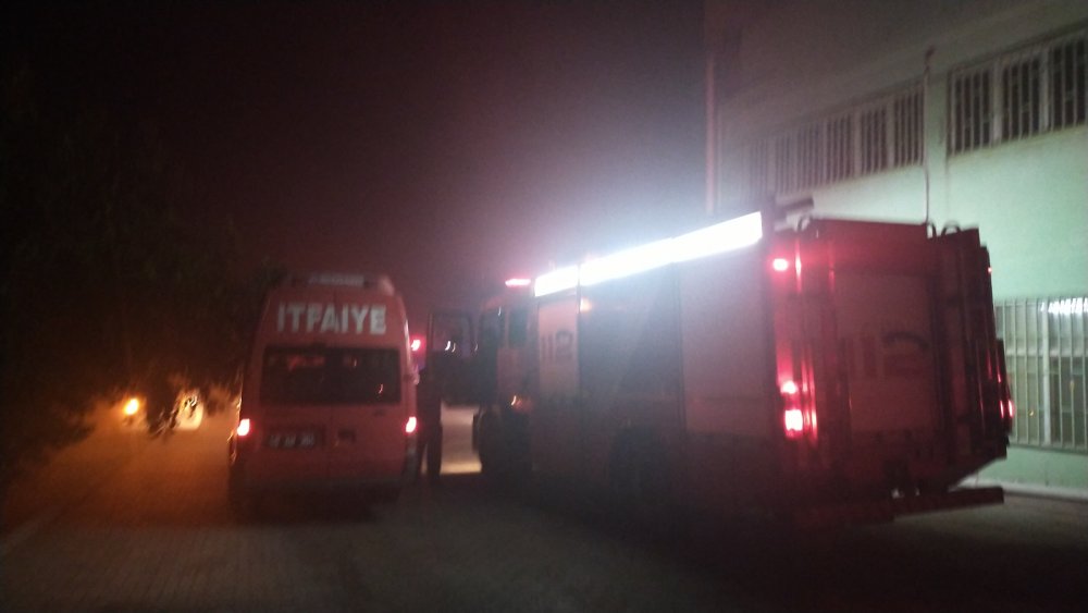 Kahramanmaraş’ta İplik Fabrikasında Yangın çıktı