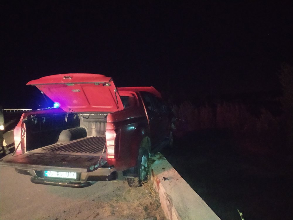 Kamyonet sürüye çarptı: 32 koyun telef oldu