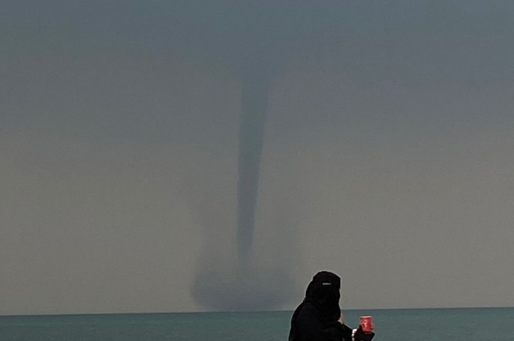 Suudi Arabistan’da su hortumu