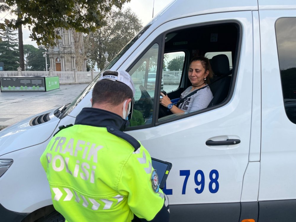 Beşiktaş’ta okul taşıtlarına yönelik denetim