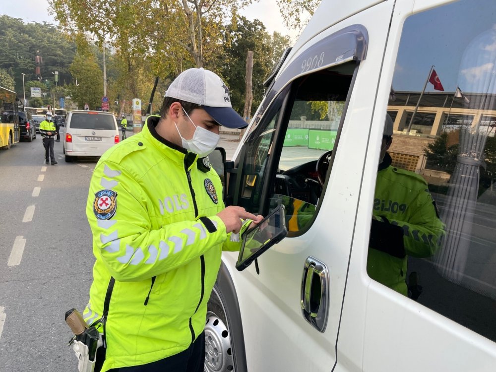 Beşiktaş’ta okul taşıtlarına yönelik denetim