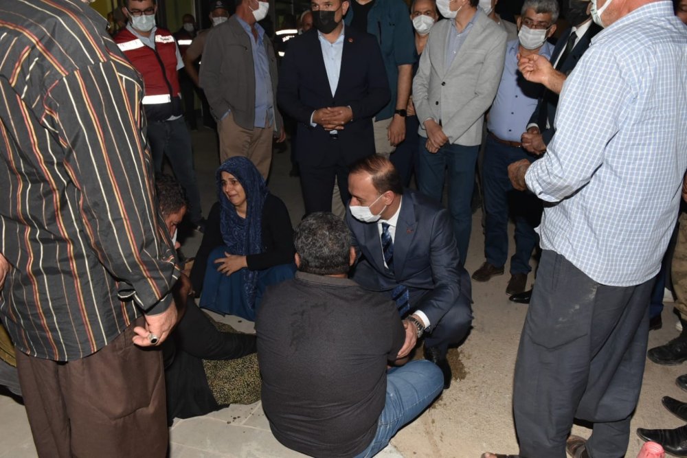 Vali Erin kazada yaralanan öğrencileri ziyaret etti