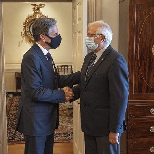 ABD Dışişleri Bakanı Blinken ile AB Yüksek Temsilcisi Borell ile görüştü