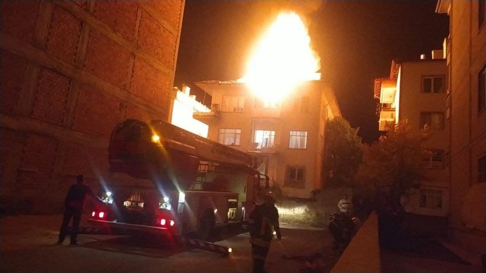 Çorum’da korkutan yangın