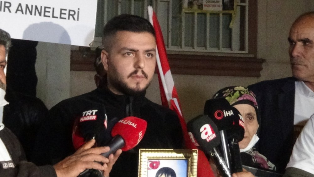 HDP’den kardeşini isteyen ağabey, evlat nöbeti eyleme katıldı