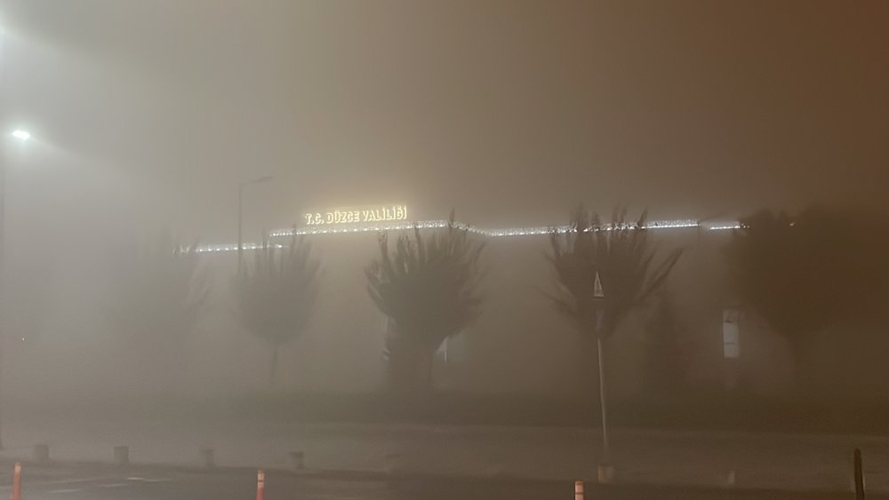 Düzce’de göz gözü görmüyor