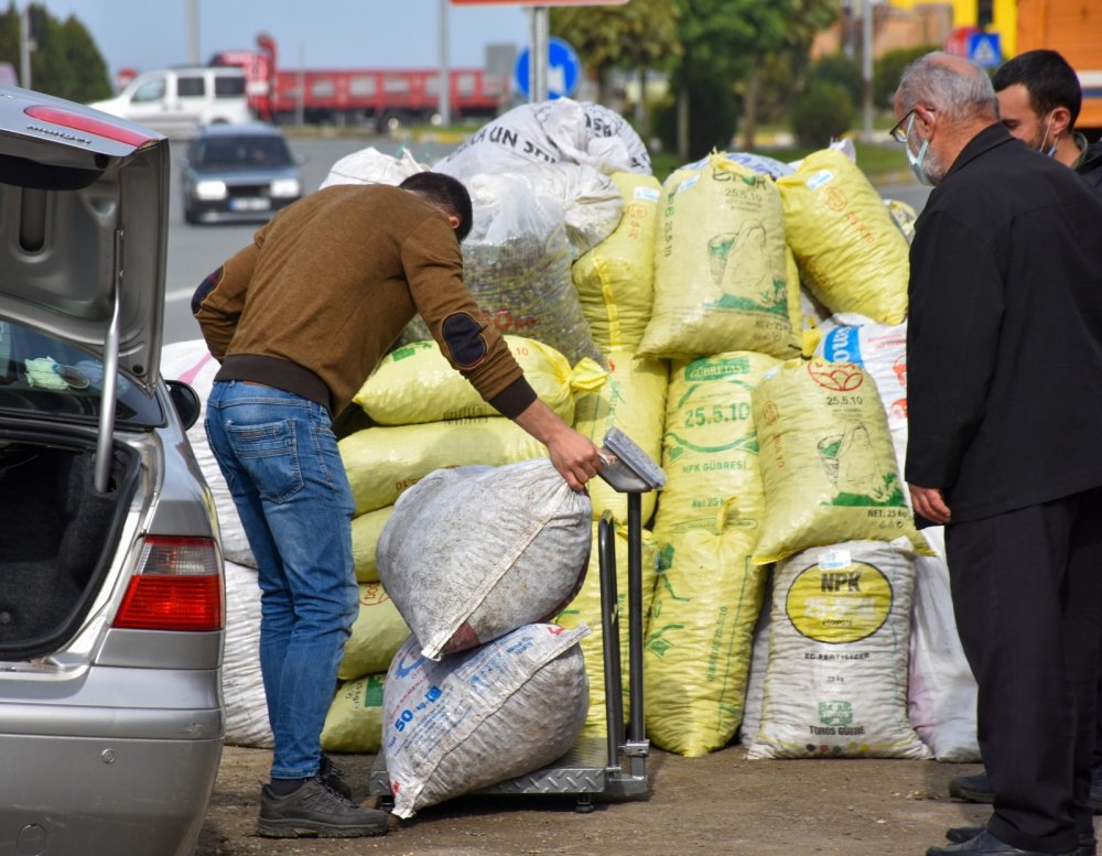 Üretici bu kez çay tohumu için bahçeye girdi