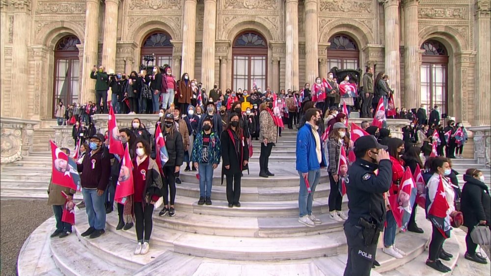 Gazi Mustafa Kemal Atatürk, vefatının 83’üncü yıl dönümünde Dolmabahçe Sarayı’nda anıldı