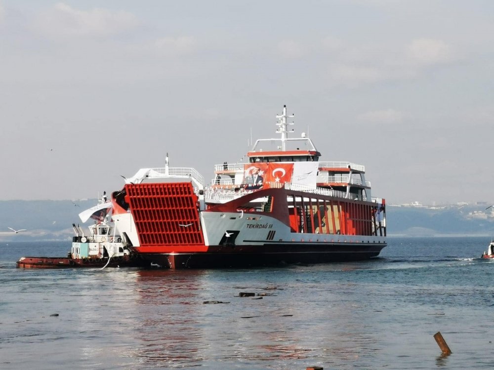 Ro-Ro gemisi “Tekirdağ 59” denize indi