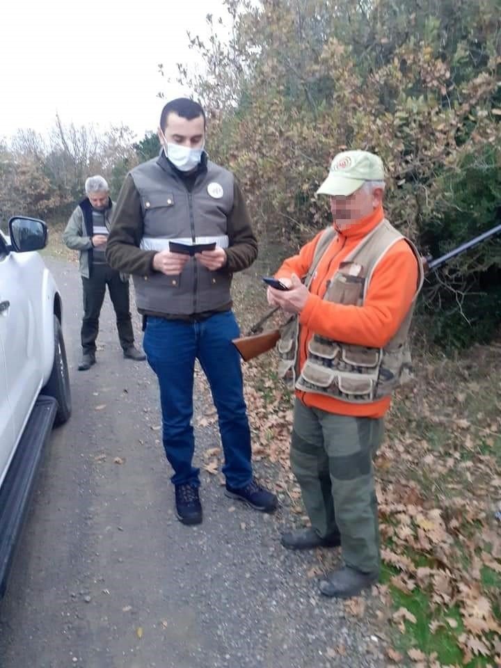 Kaçak avcılara 79 bin 988 lira ceza