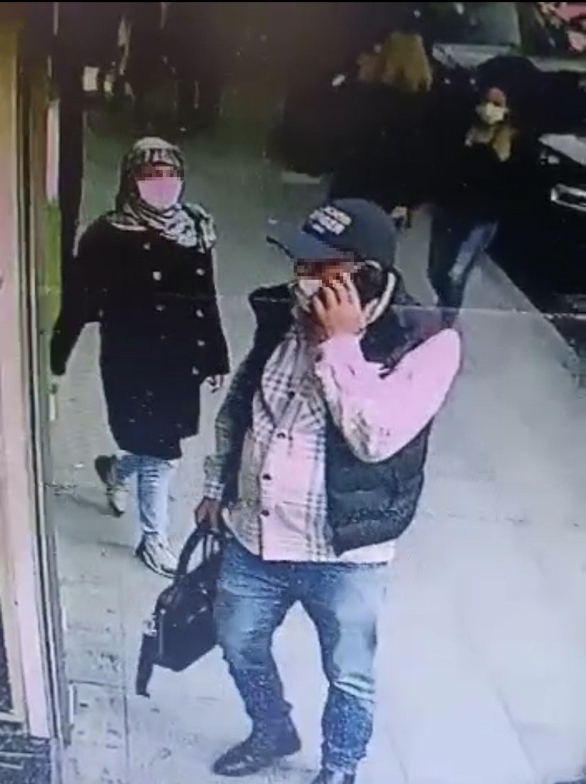 İstanbul’da 250 bin lira dolu çanta hırsızlığı kamerada
